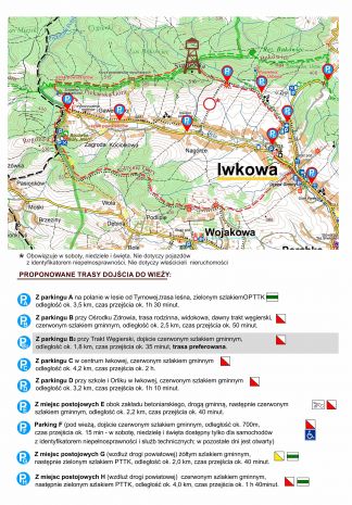 Nowe parkingi do wieży