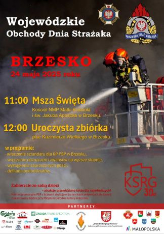 Wojewódzkie Obchody Dnia Strażaka – Brzesko, 24 maja 2025 r.