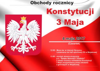 Obchody Rocznicy Uchwalenia Konstytucji 3 Maja.