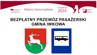 Informacja o bezpłatnym gminnym przewozie pasażerskim dla wyborców