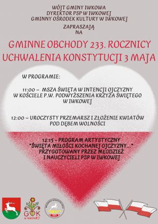 233. ROCZNICA UCHWALENIA KONSTYTUCJI