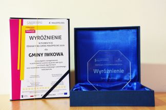 Gmina Iwkowa wyróżniona w plebiscycie Edukacyjna Gmina Małopolski 2019