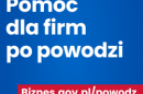 Wsparcie dla przedsiębiorstw poszkodowanych w powodzi