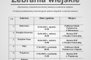 Zebrania wiejskie w Gminie Iwkowa – harmonogram spotkań