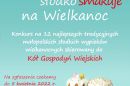 ,,MałoPolska słodko smakuje na Wielkanoc” konkurs dla KGW