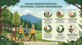 Jak zachować się w przypadku spotkania z dzikim zwierzęciem?