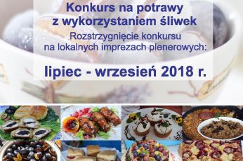 Zapraszamy do udziału w ''Śliwkowym Konkursie Kulinarnym 2018''