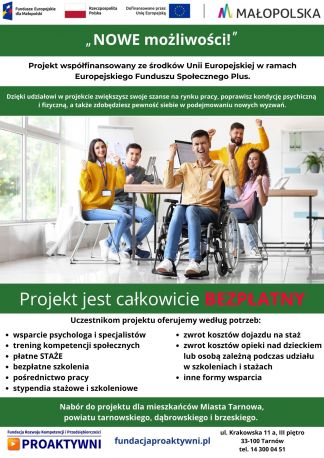 „NOWE możliwości!”