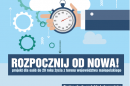 Rozpocznij od nowa! -  projekt dla osób do 29 roku życia z terenu województwa małopolskiego