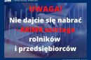Nie dajcie się nabrać - ARiMR ostrzega rolników i przedsiębiorców