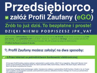 Przedsiębiorco, załóż Profil Zaufany już dziś!