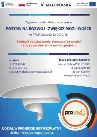 Postaw na rozwój – zwiększ możliwość!