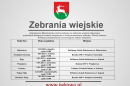 Zapraszamy na zebrania wiejskie w Gminie Iwkowa
