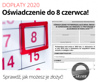 Dopłaty 2020: Ostateczny termin składania oświadczeń mija 8 czerwca.