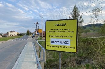 Zamknięcie odcinka drogi nr 1451K Wojakowa- Sechna- Ujanowice