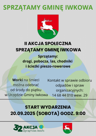 Sprzątamy Gminę Iwkowa!