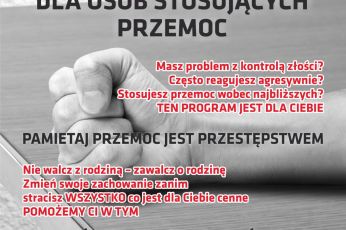 Program korekcyjno-edukacyjny dla osób stosujących przemoc domową