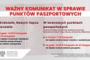 Ograniczenia w działalności punktów paszportowych
