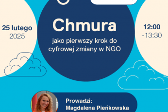 Chmura jako pierwszy krok do cyfrowej zmiany w NGO