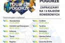 ZAPROSZENIE  DO UDZIAŁU W RAJDACH ROWEROWYCH  - Tour de Pogórze -