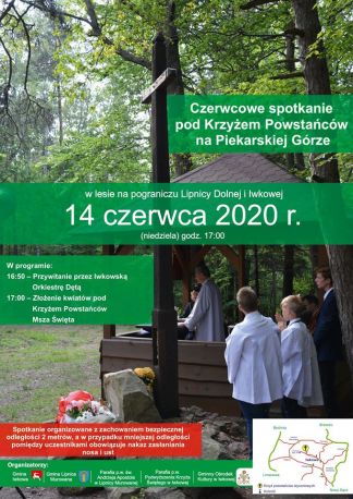 Zapraszamy na Czerwcowe spotkanie pod Krzyżem Powstańców