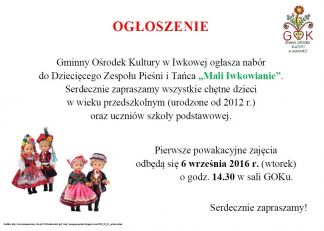 OGŁOSZENIE