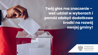 Weź udział w wyborach i pomóż zdobyć dodatkowe środki na rozwój naszej gminy!