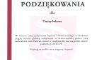Podziękowania dla Gminy Iwkowa za wsparcie dla szpitala