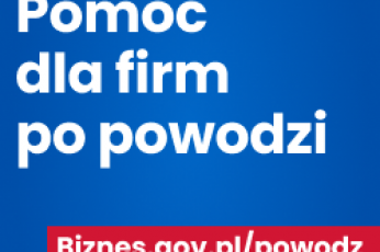 Wsparcie dla przedsiębiorstw poszkodowanych w powodzi