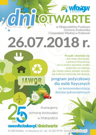 Lipcowy Dzień Otwarty w WFOŚiGW