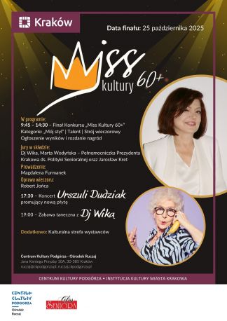 Konkurs „Miss Kultury 60 ” – zaproszenie do udziału